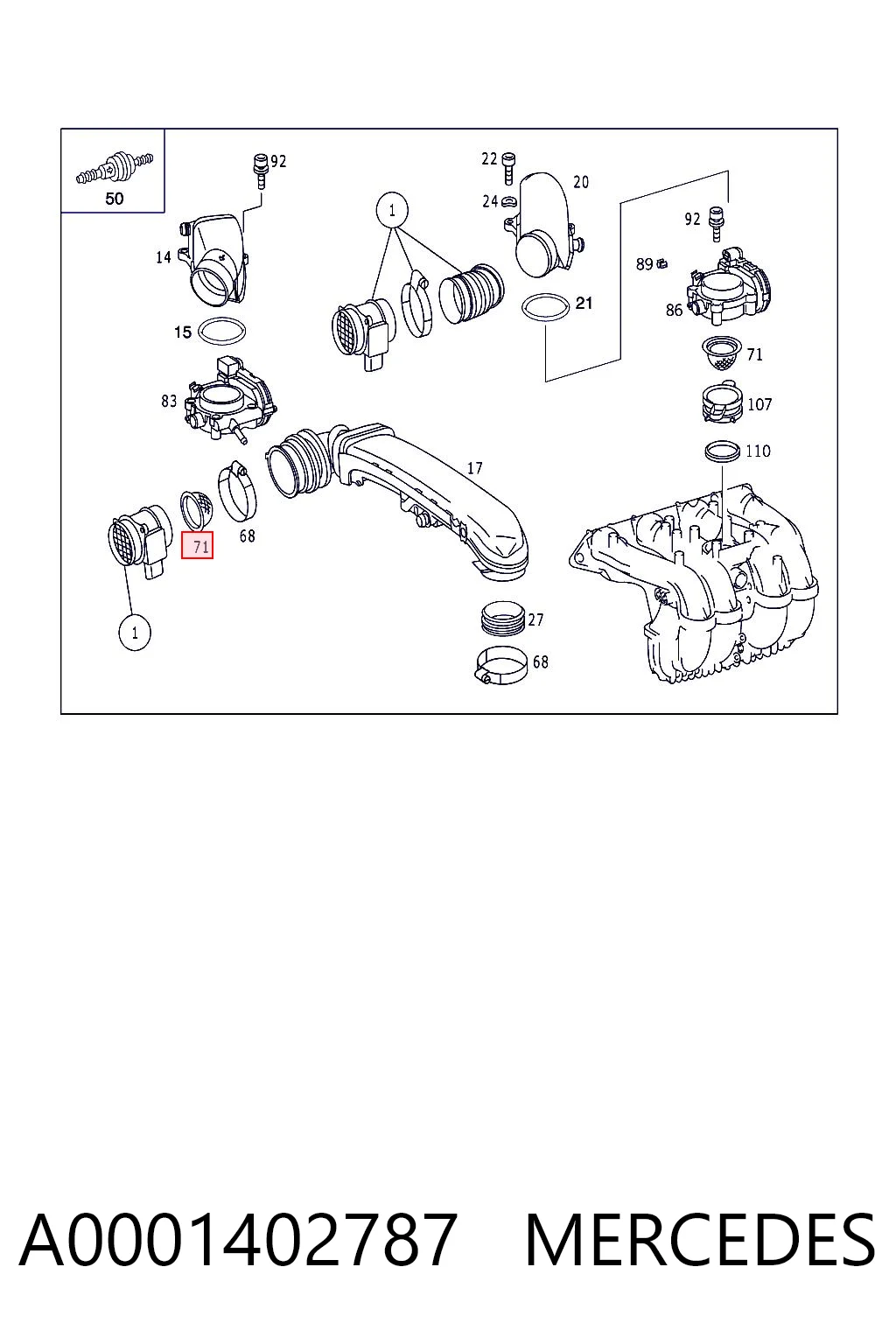 A0001402787 Mercedes