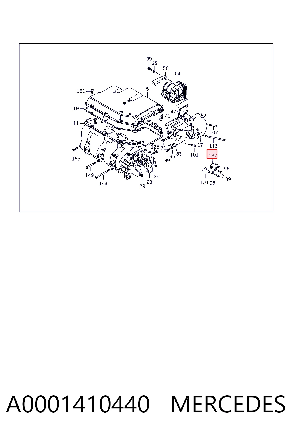 A0001410440 Mercedes