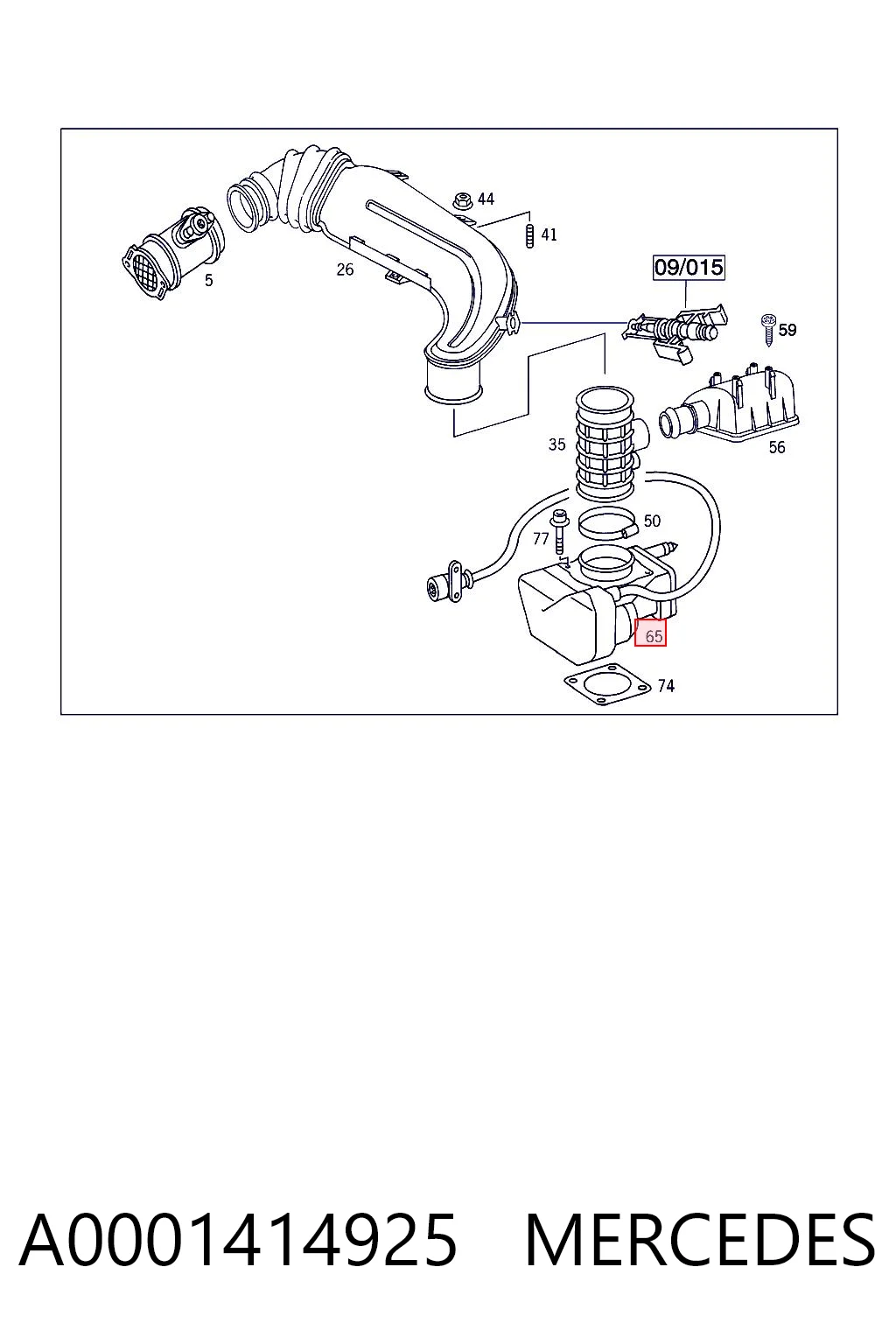 A0001414925 Mercedes