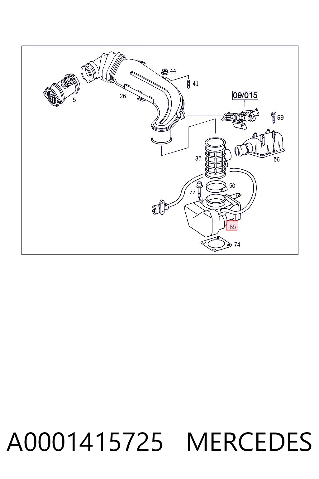 A0001415725 Mercedes