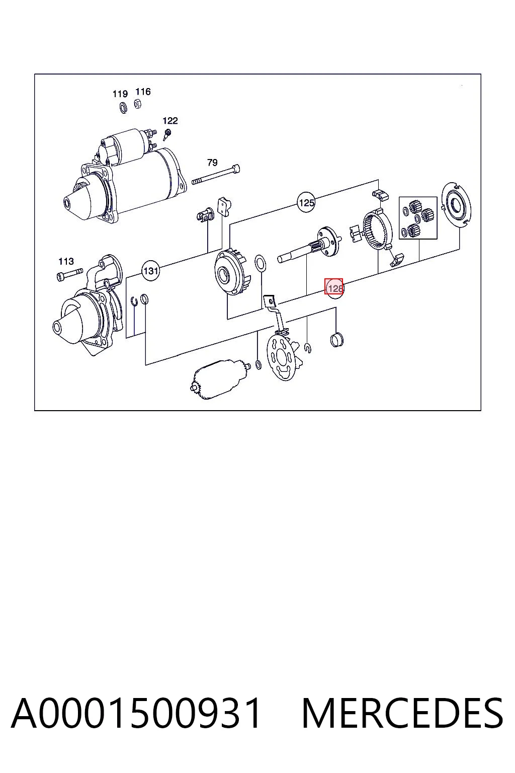 Redutor do motor de arranco Bosch 6033AD3306