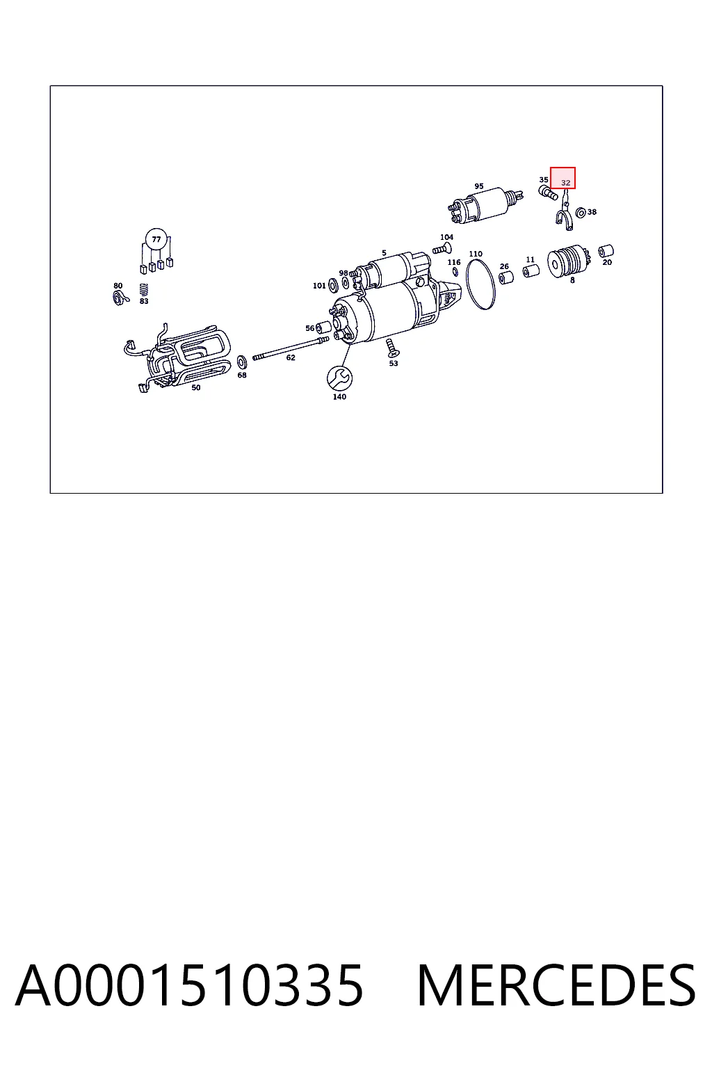 A0001510335 Mercedes