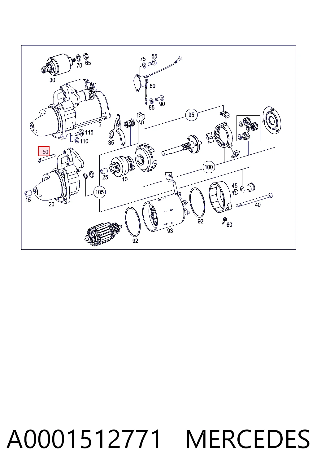 A0001512771 Mercedes