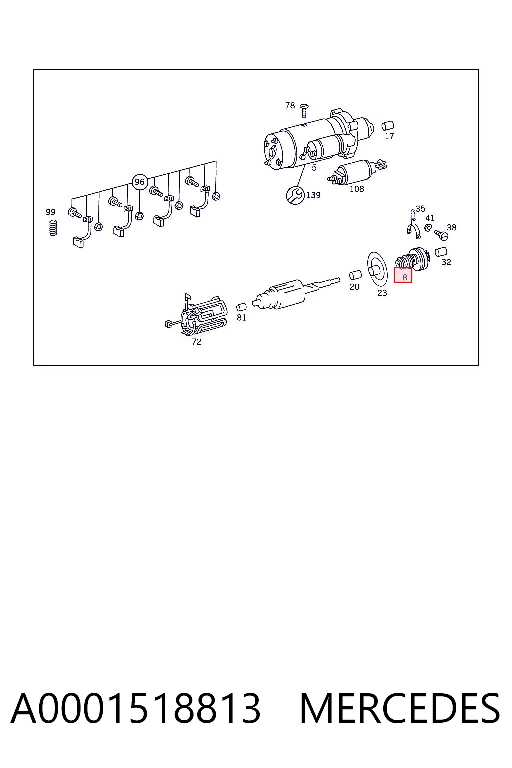 A0001518813 Mercedes
