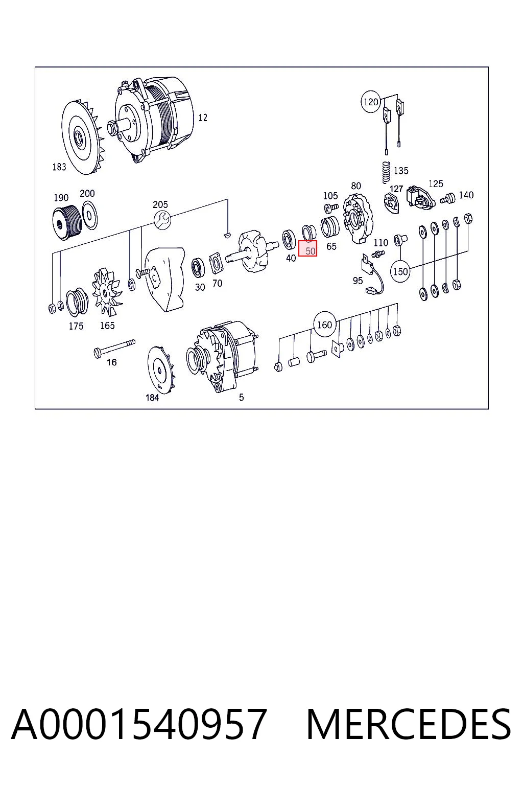 A0001540957 Mercedes