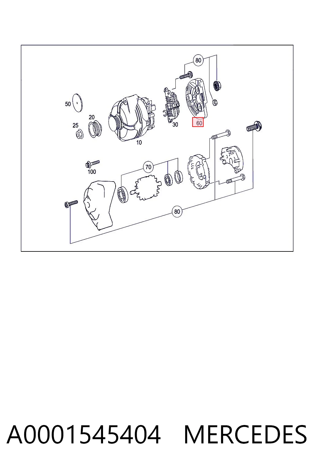 A0001545404 Mercedes 