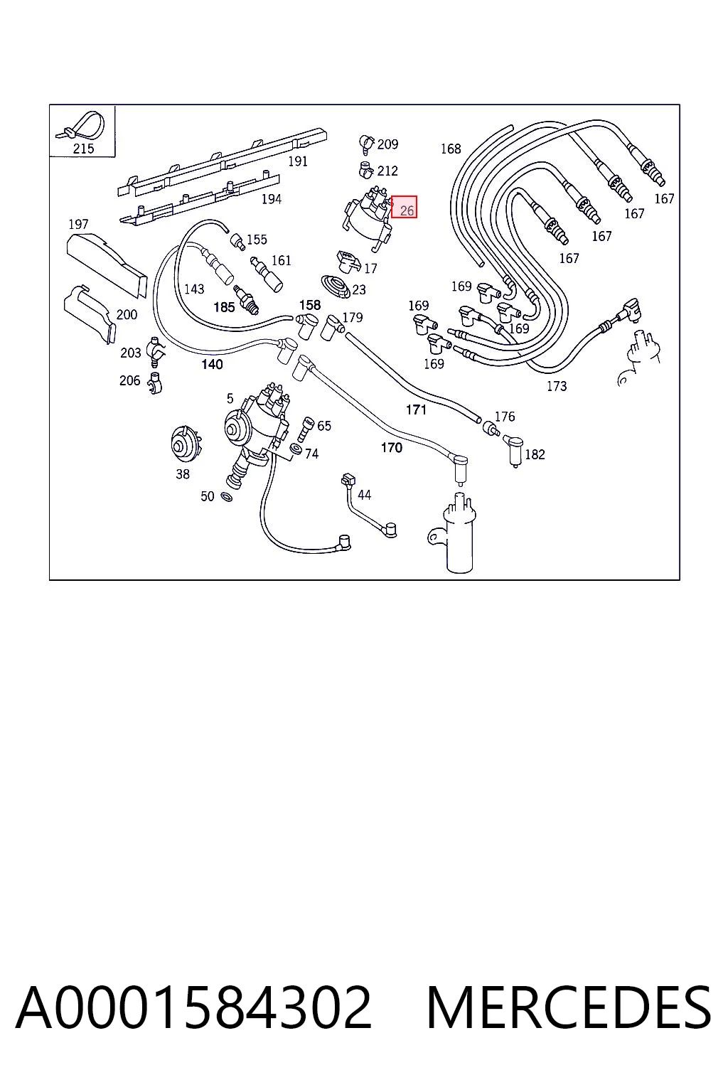 A0001584302 Mercedes
