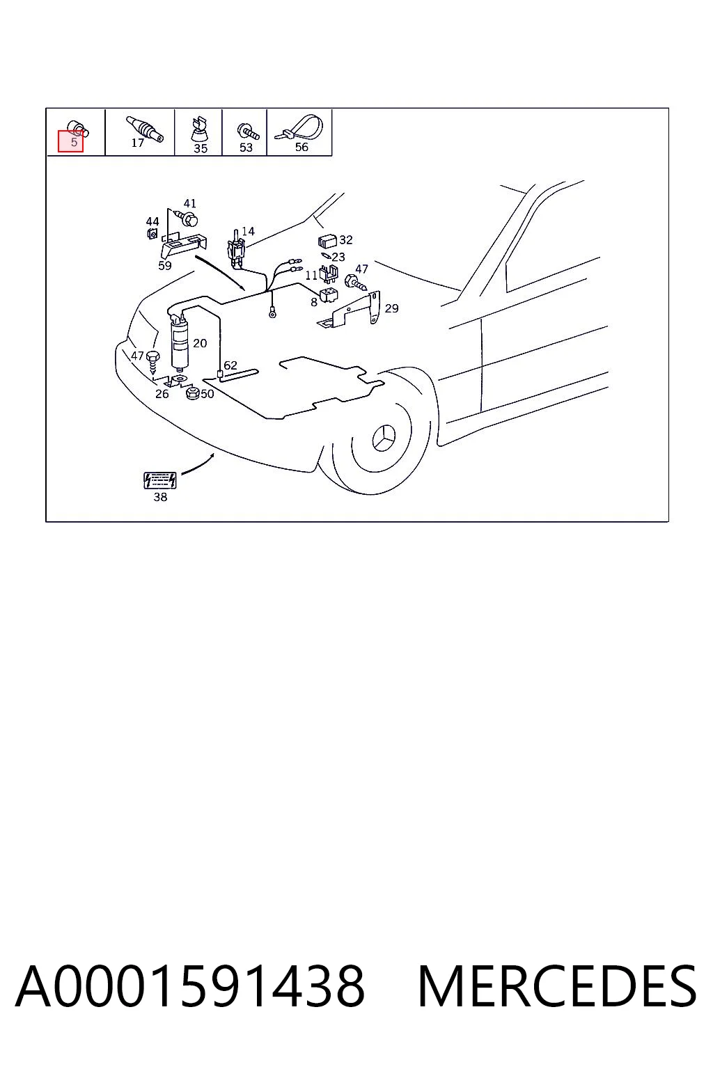 A0001591438 Mercedes