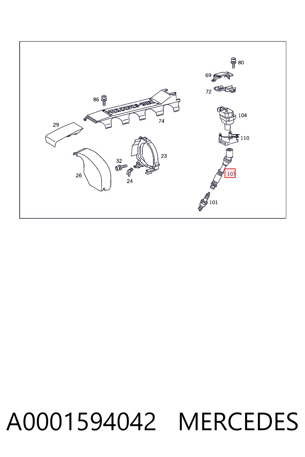 A0001594042 Mercedes