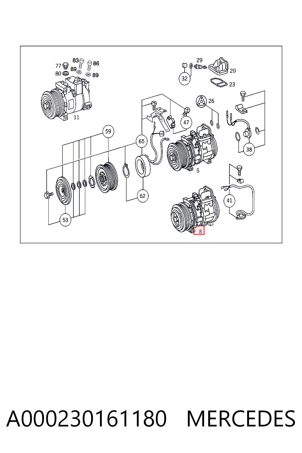 A000230161180 Mercedes