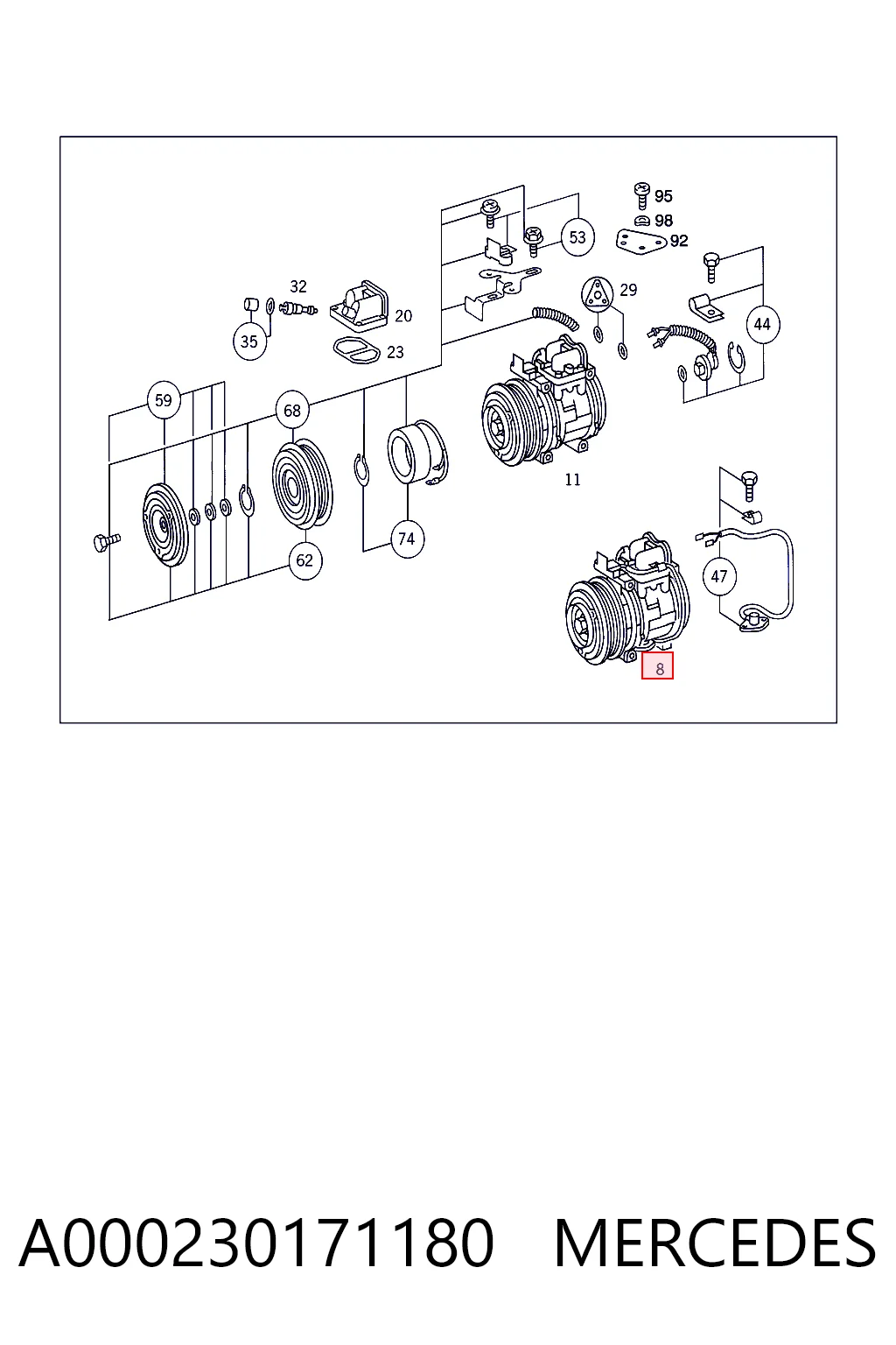 A000230171180 Mercedes