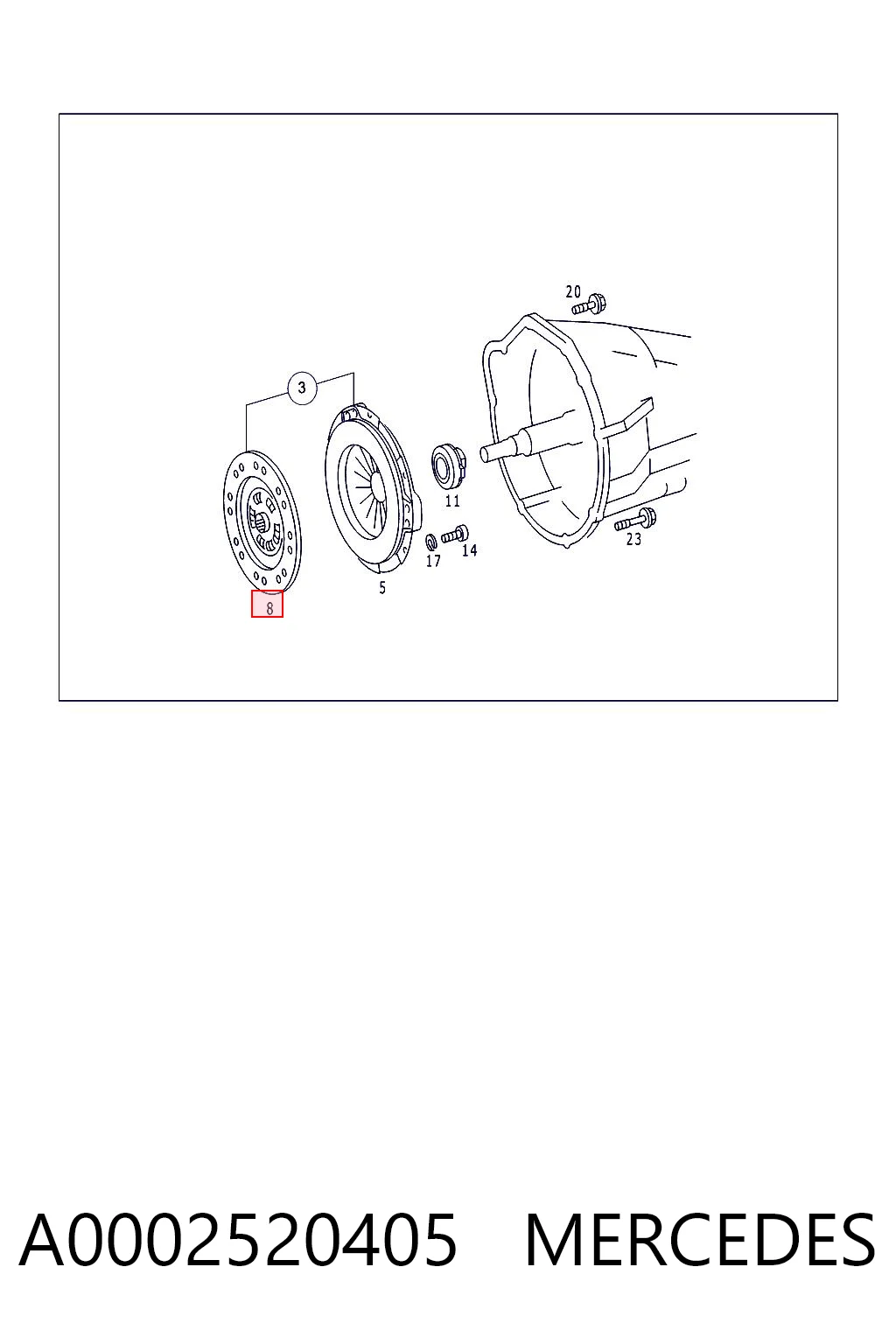 A0002520405 Mercedes