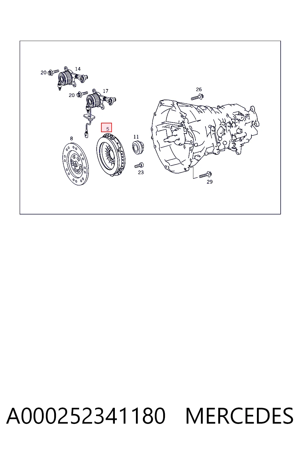 Cesta de embraiagem Mercedes E  S211 ao melhor preço