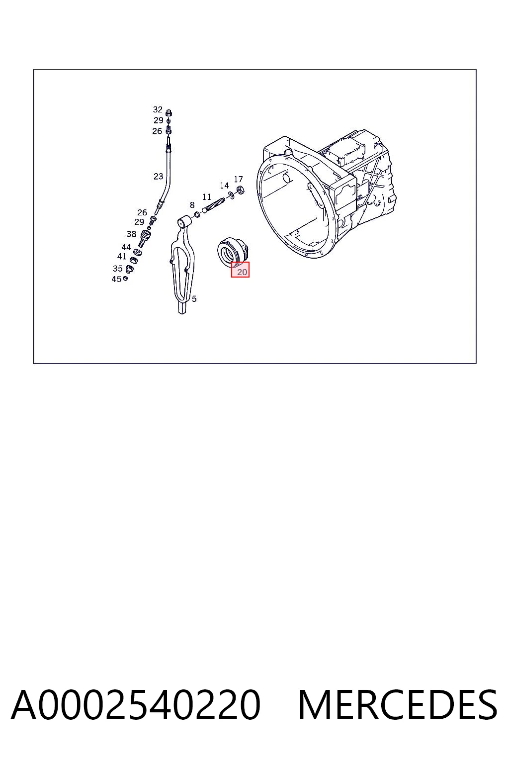 A0002540220 Mercedes