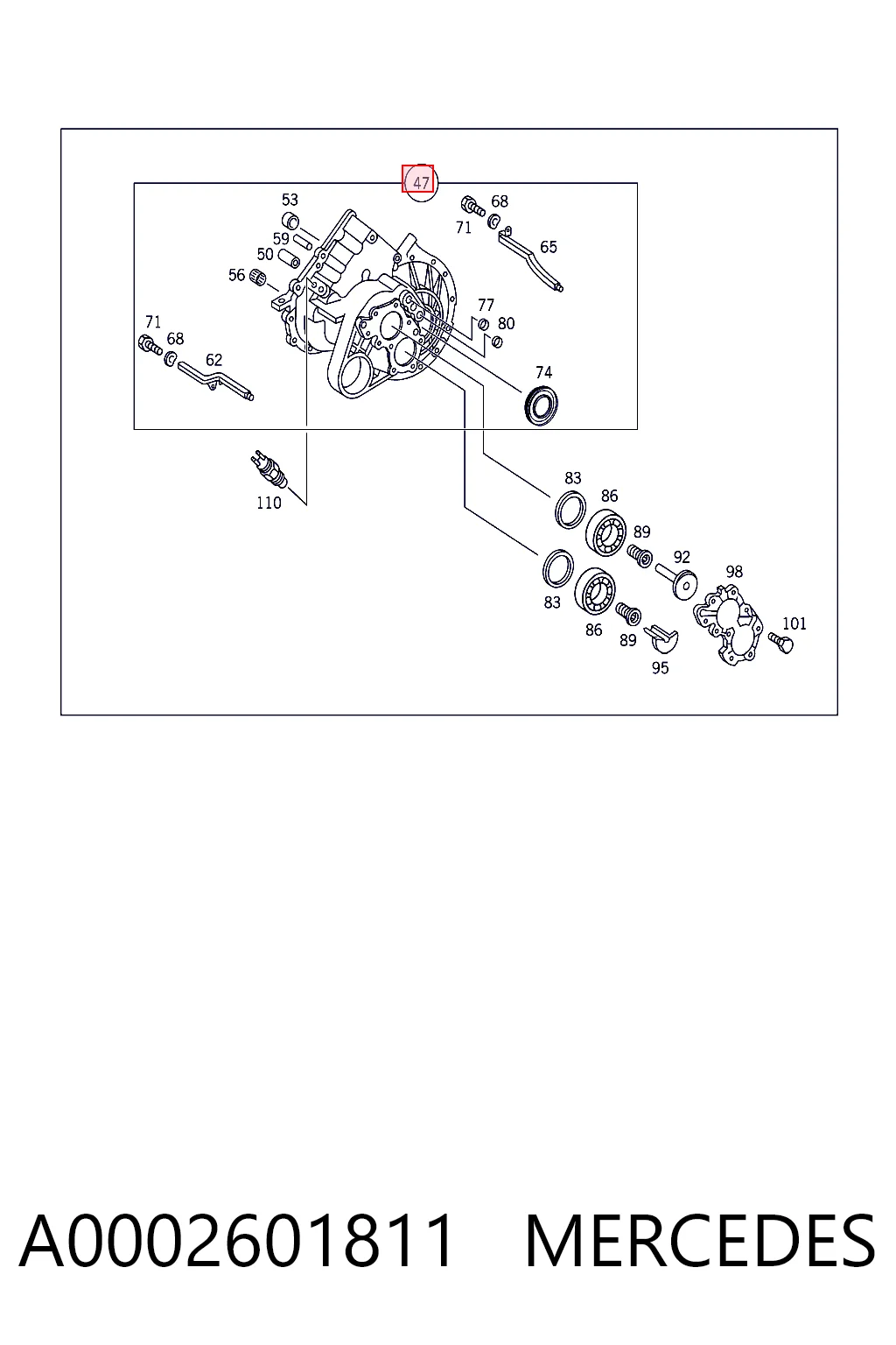 A0002601811 Mercedes