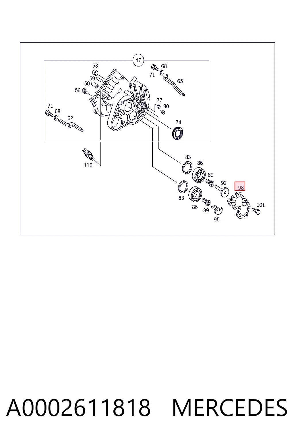 A0002611818 Mercedes