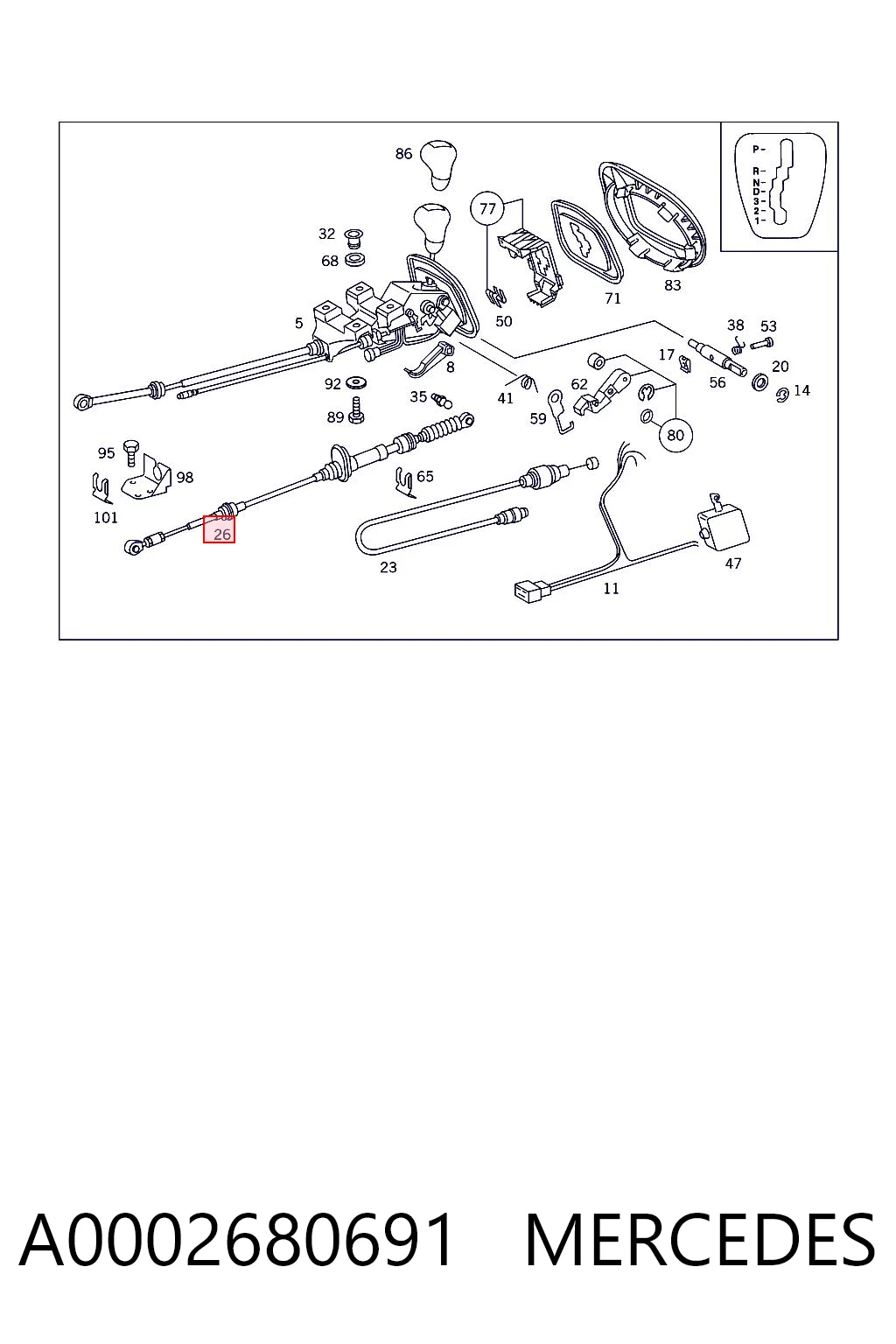 A0002680691 Mercedes
