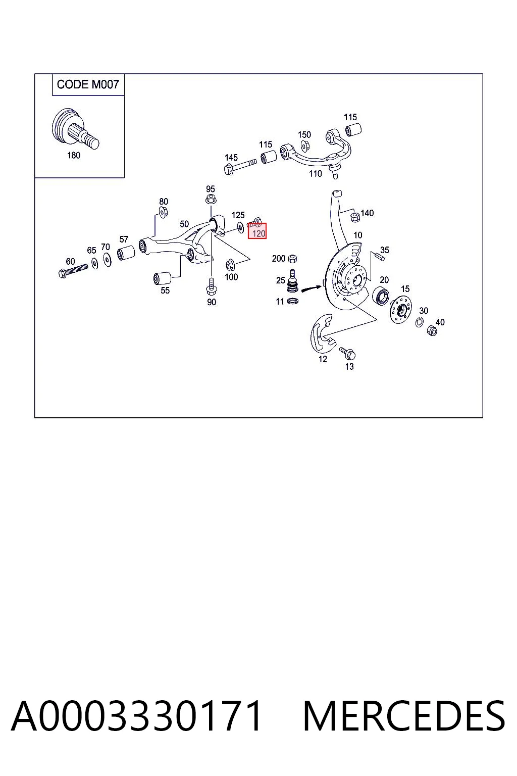 A0003330171 Mercedes