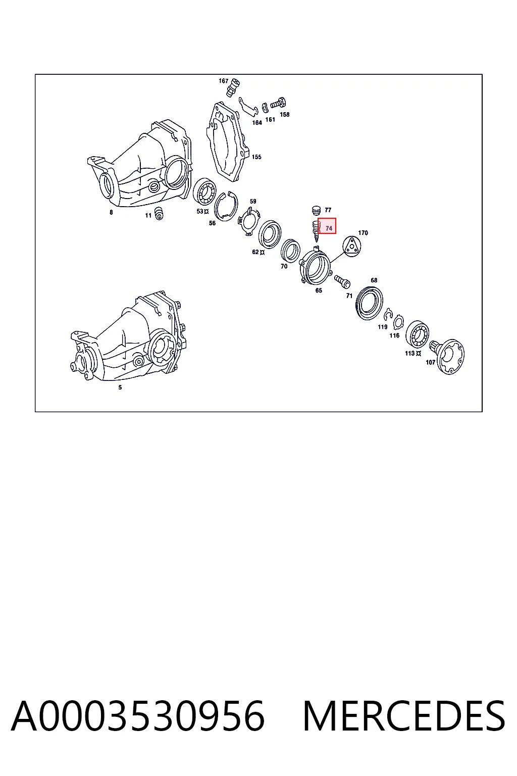 A0003530956 Mercedes