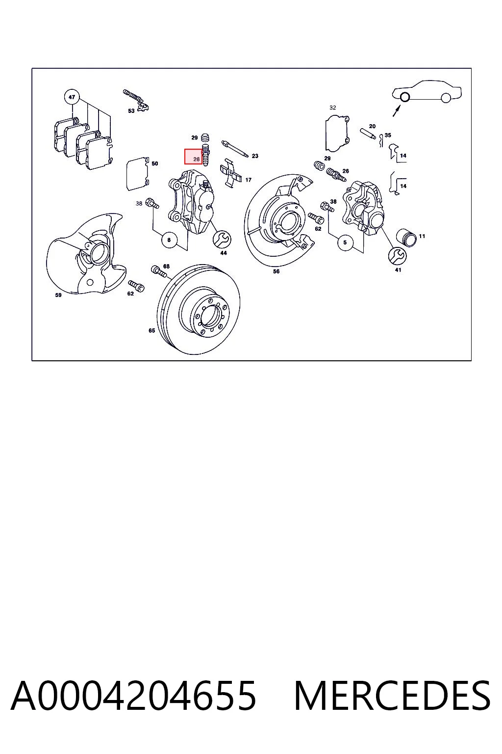 A0004204655 Mercedes