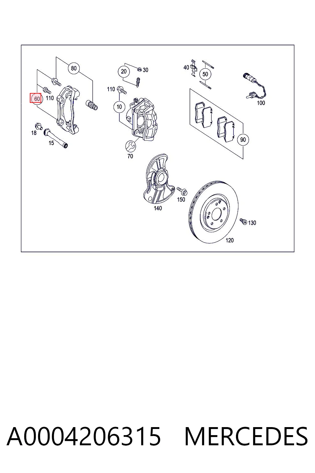 A0004206315 Mercedes