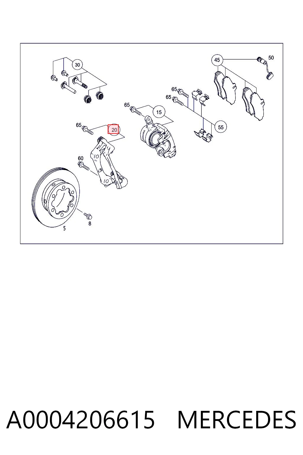 A0004206615 Mercedes