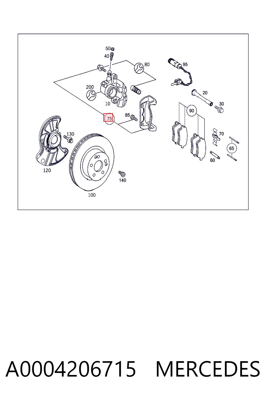 A0004206715 Mercedes