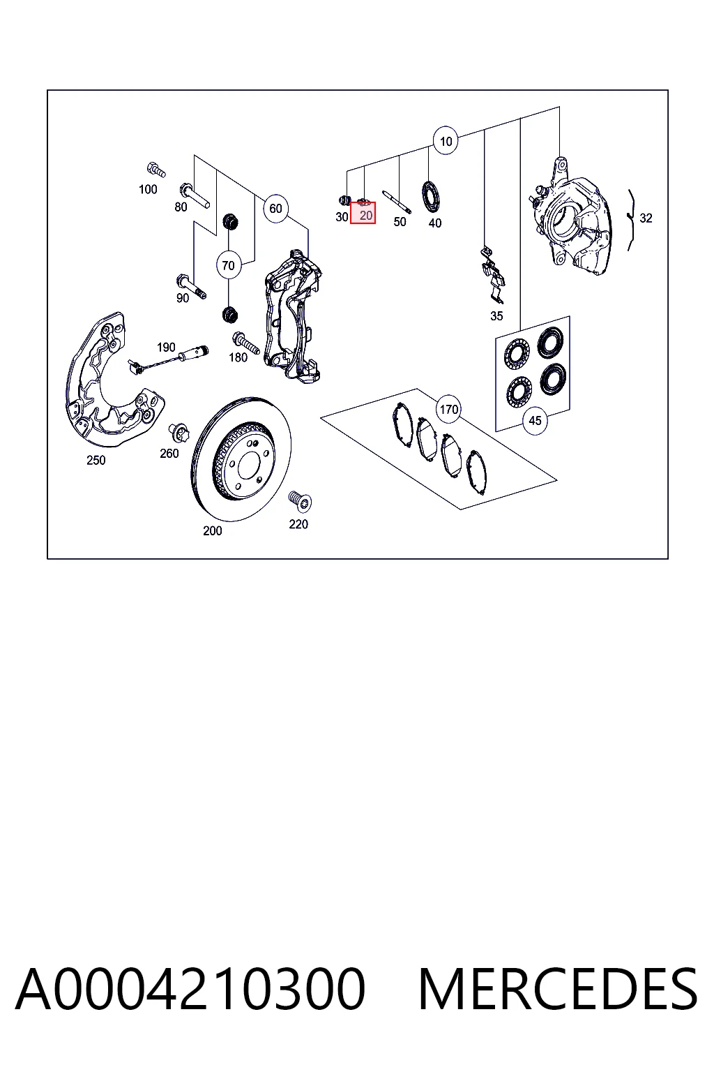 A0004210300 Mercedes