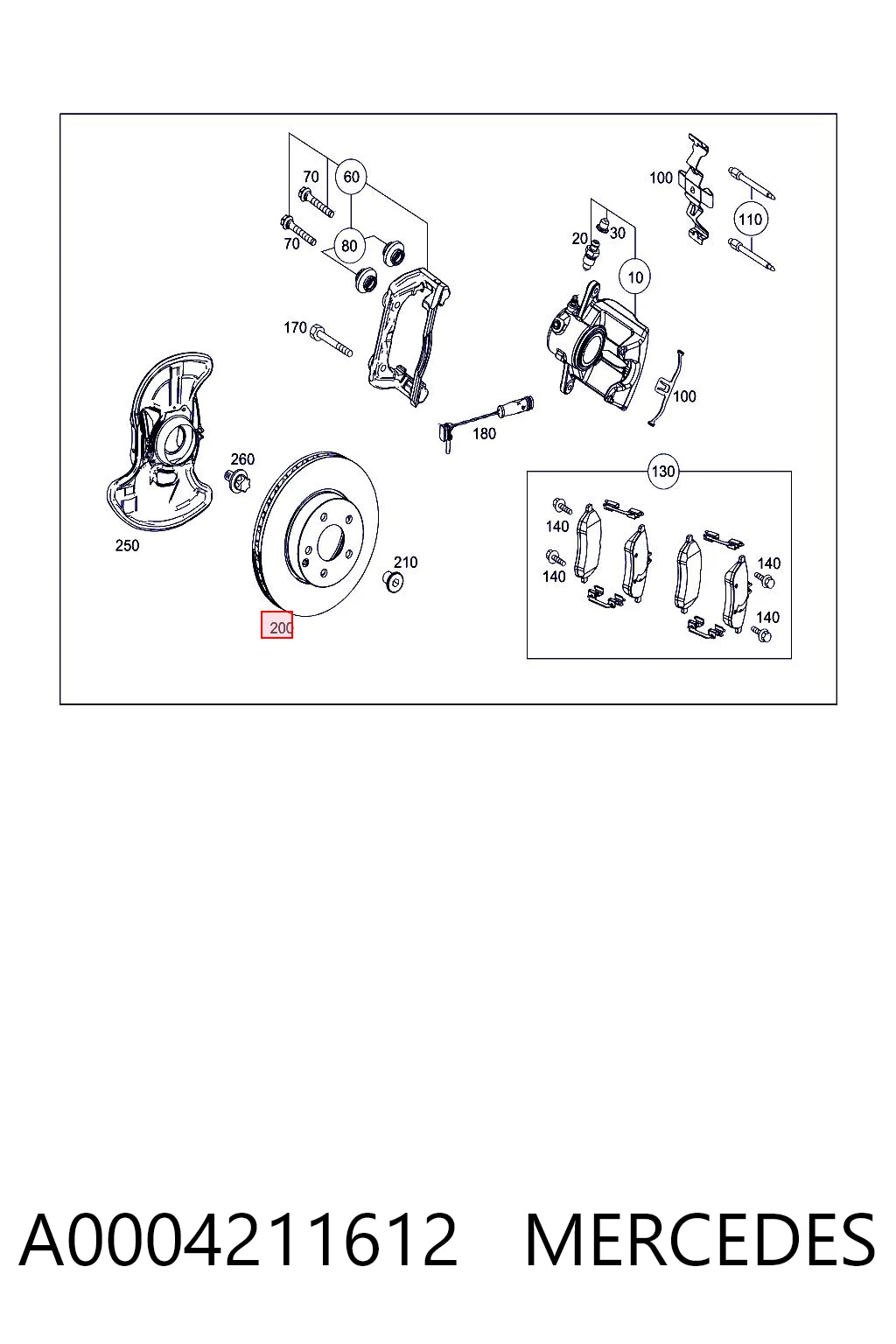 A0004211612 Mercedes