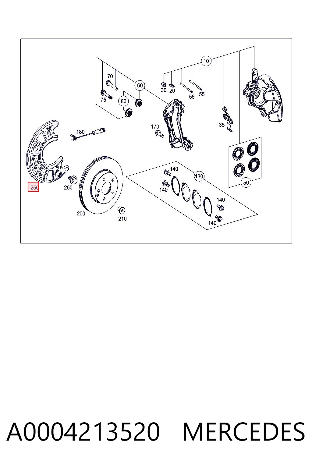 A0004213520 Mercedes