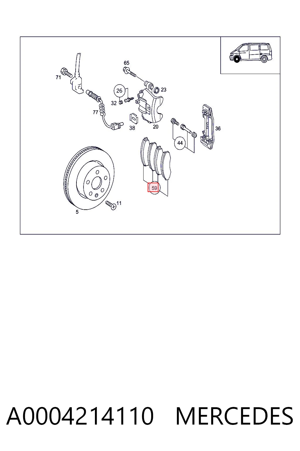 A0004214110 Mercedes