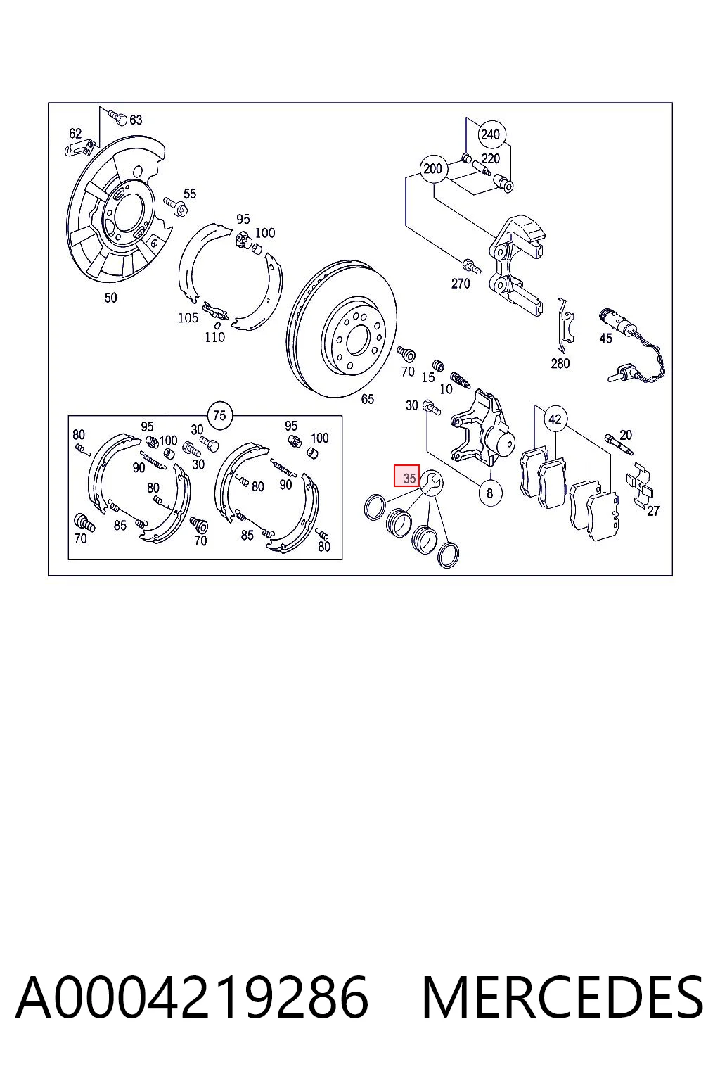 A0004219286 Mercedes