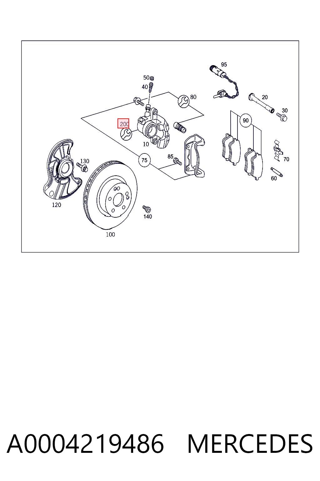A0004219486 Mercedes
