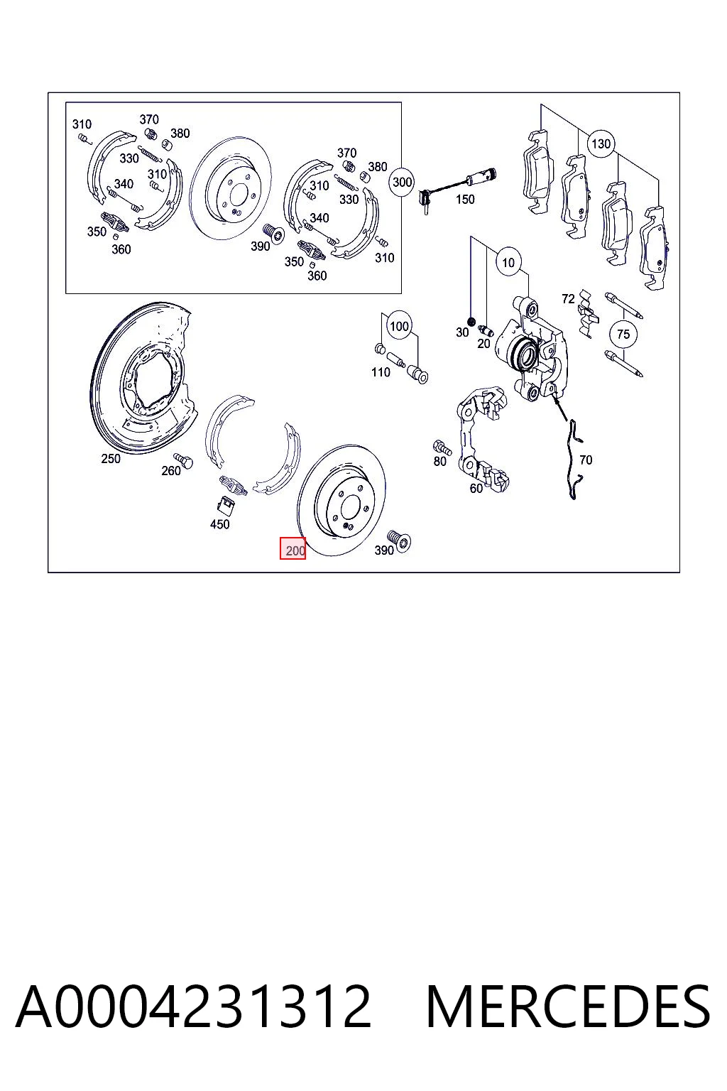 A0004231312 Mercedes