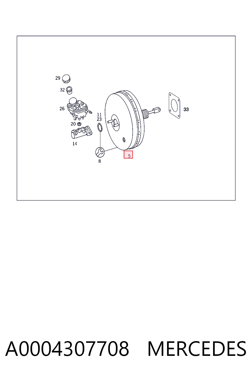 0204125265 Bosch Reforçador dos freios a vácuo