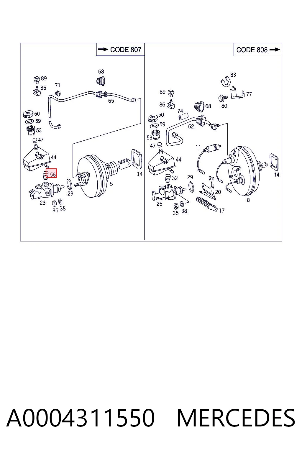A0004311550 Mercedes
