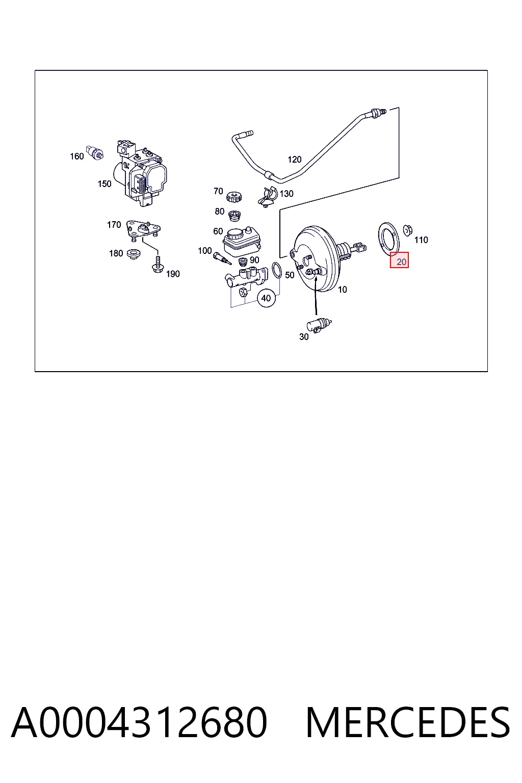 A0004312680 Mercedes