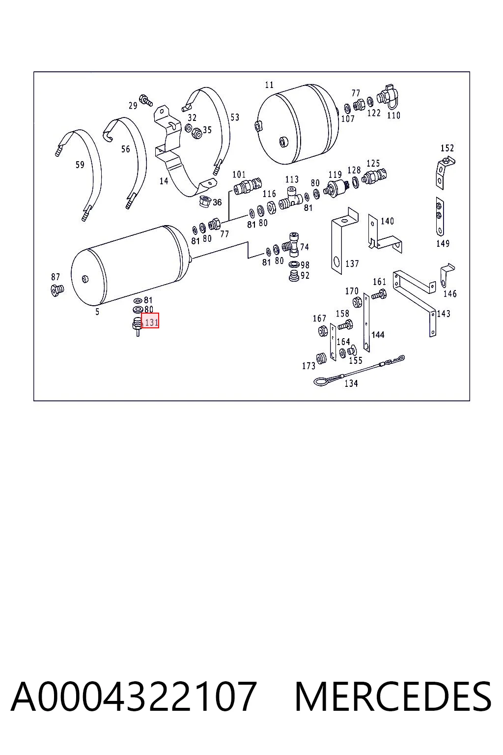 A0004322107 Mercedes
