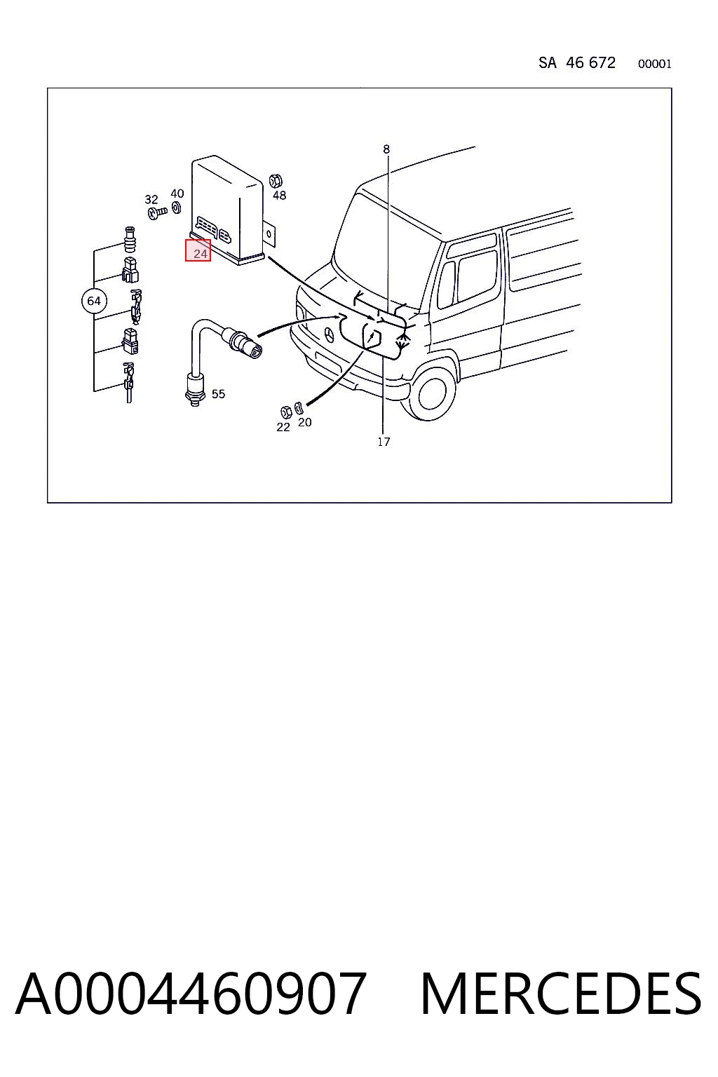 A0004460907 Mercedes