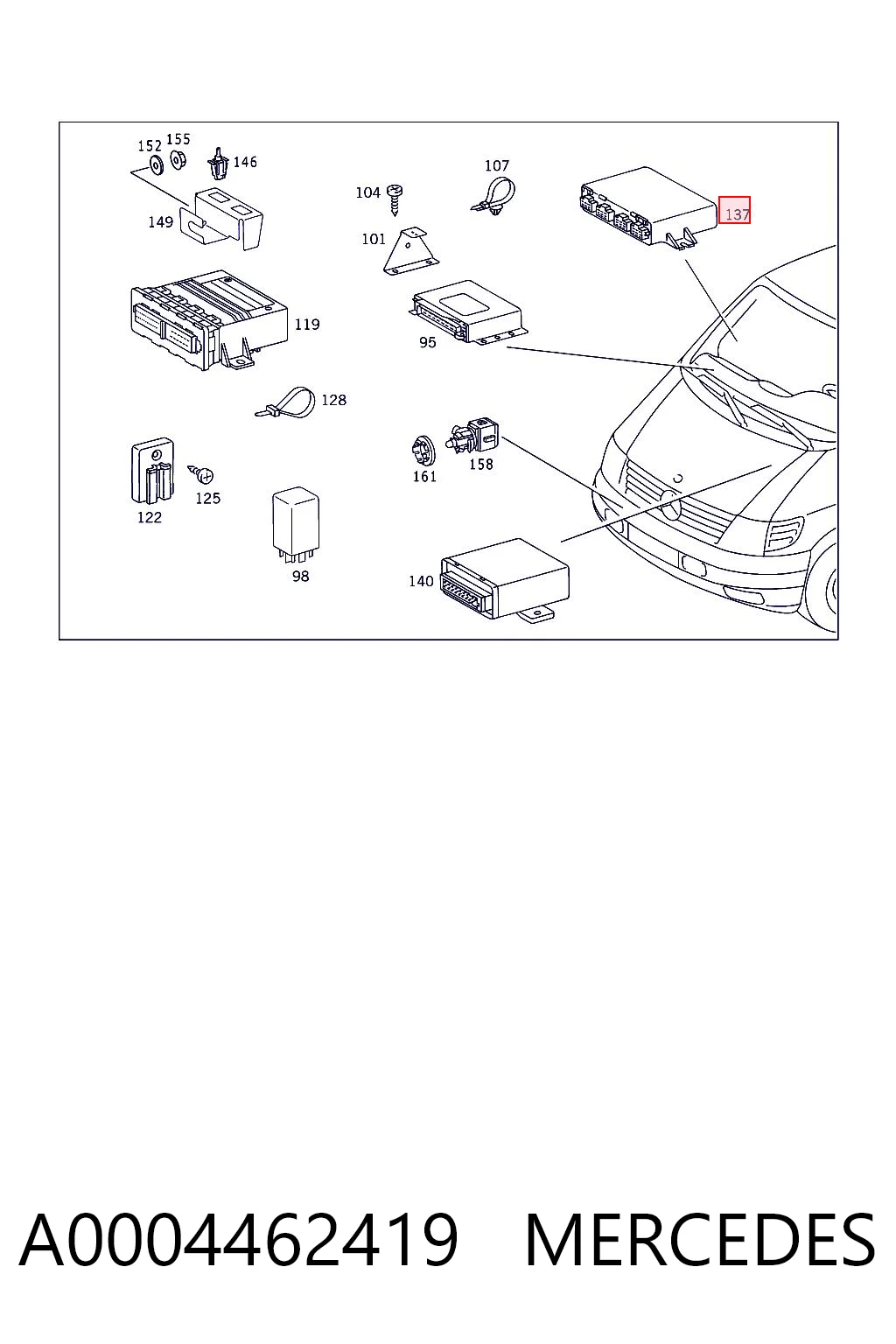 A0004462419 Mercedes