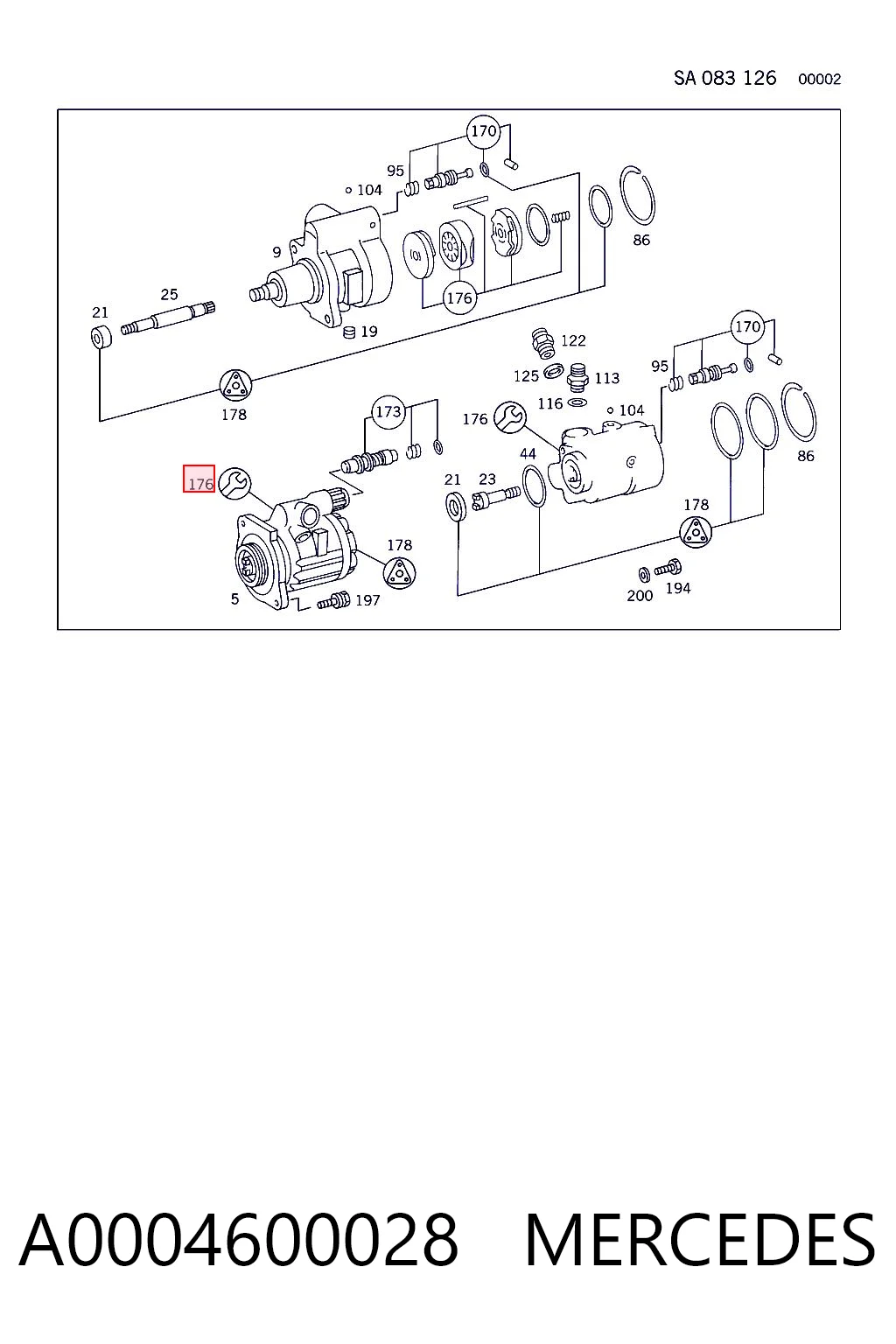 A0004600028 Mercedes