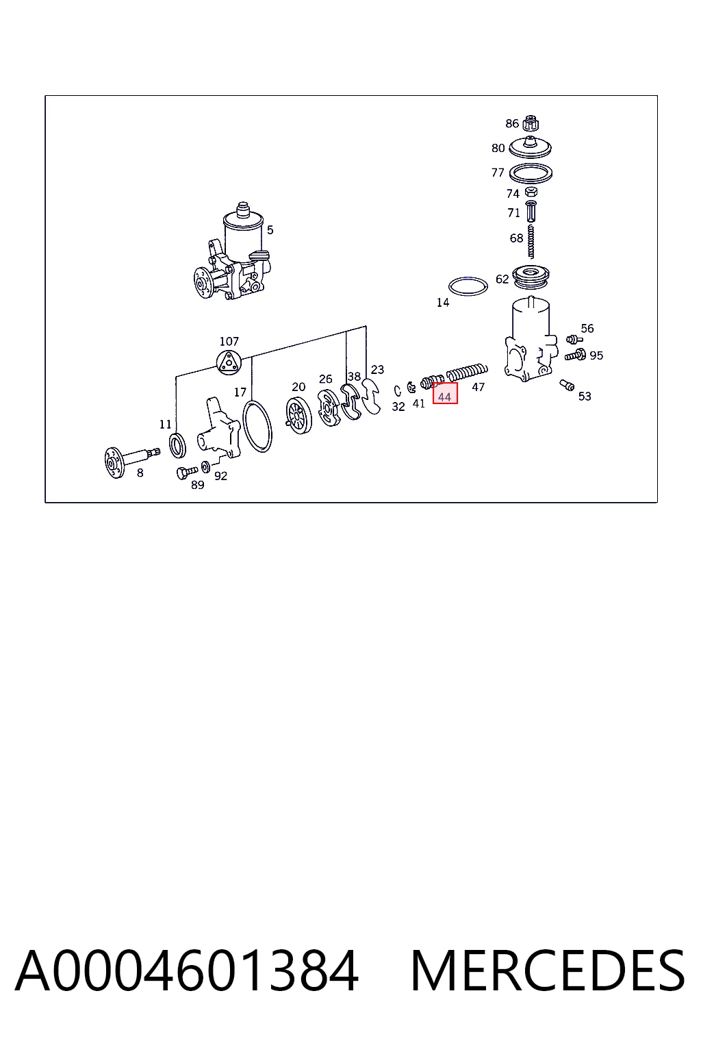 A0004601384 Mercedes