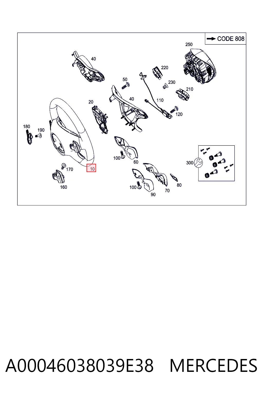 A00046038039E38 Mercedes