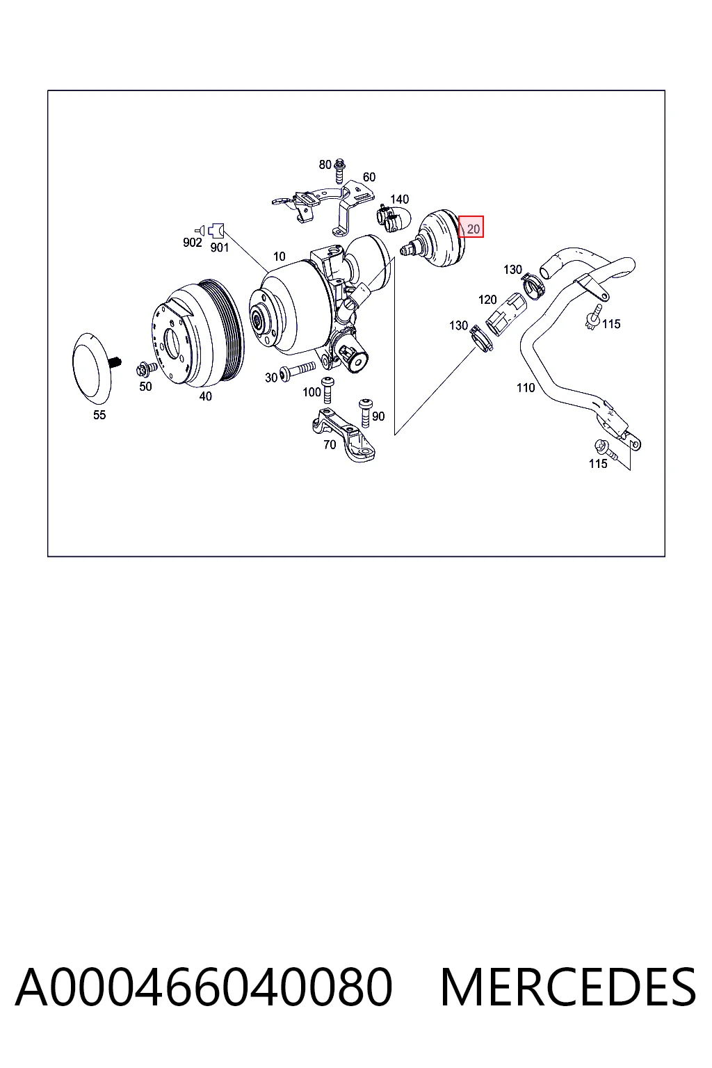 A000466040080 Mercedes