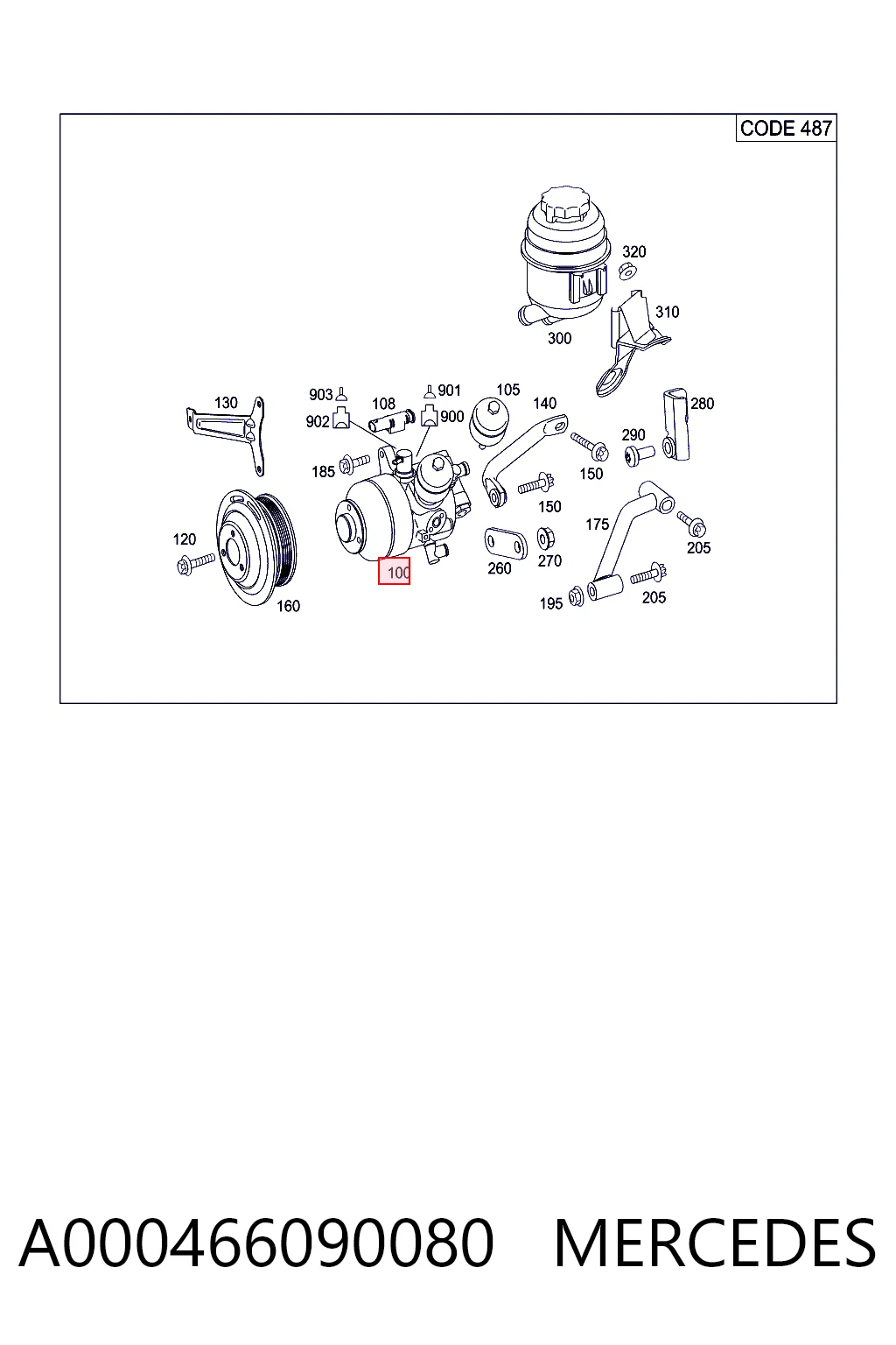A000466090080 Mercedes