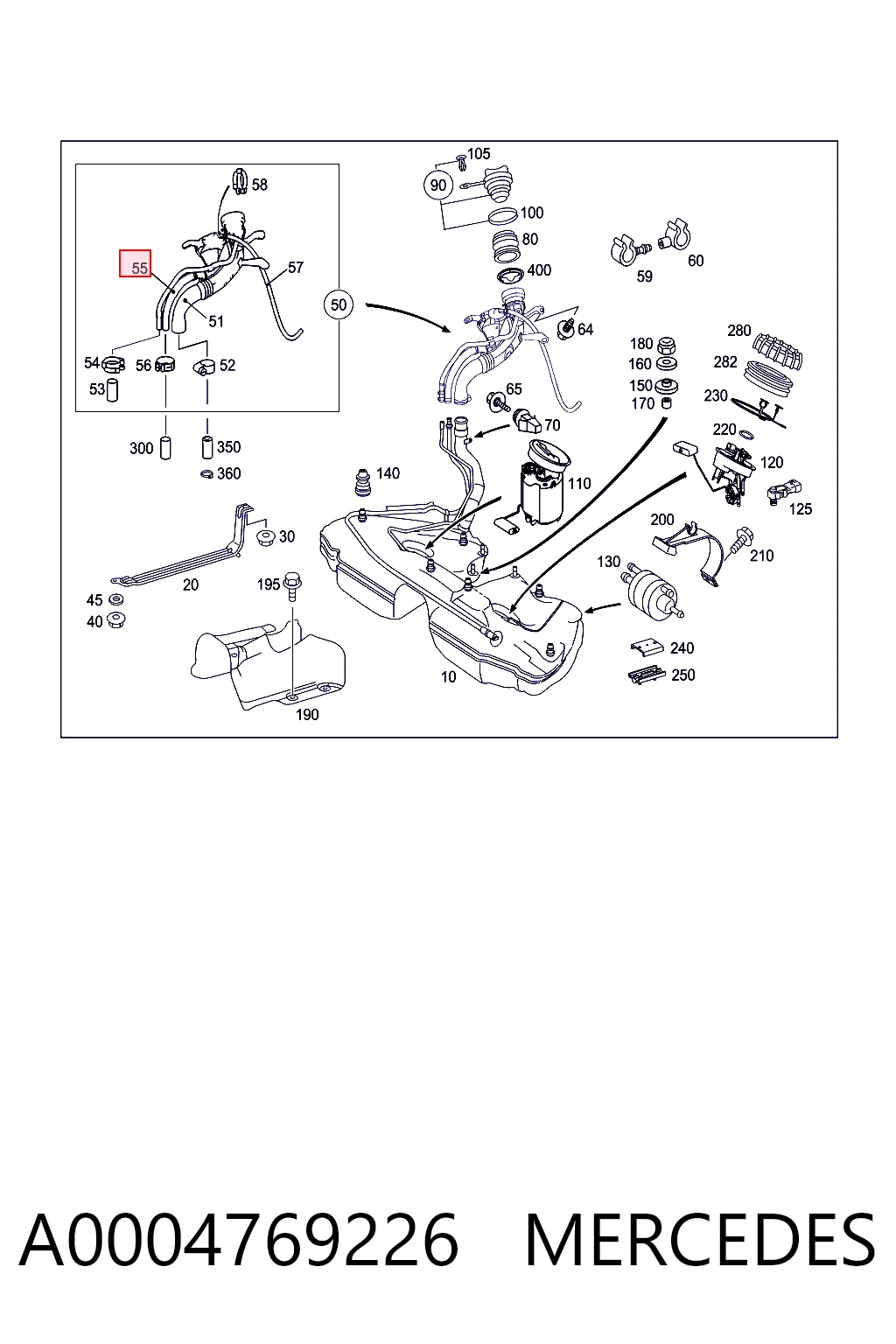 A0004769226 Mercedes