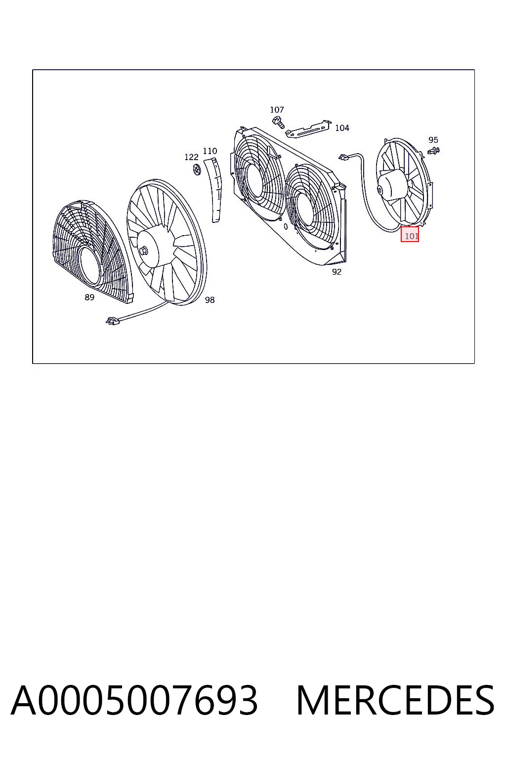 A0005007693 Mercedes