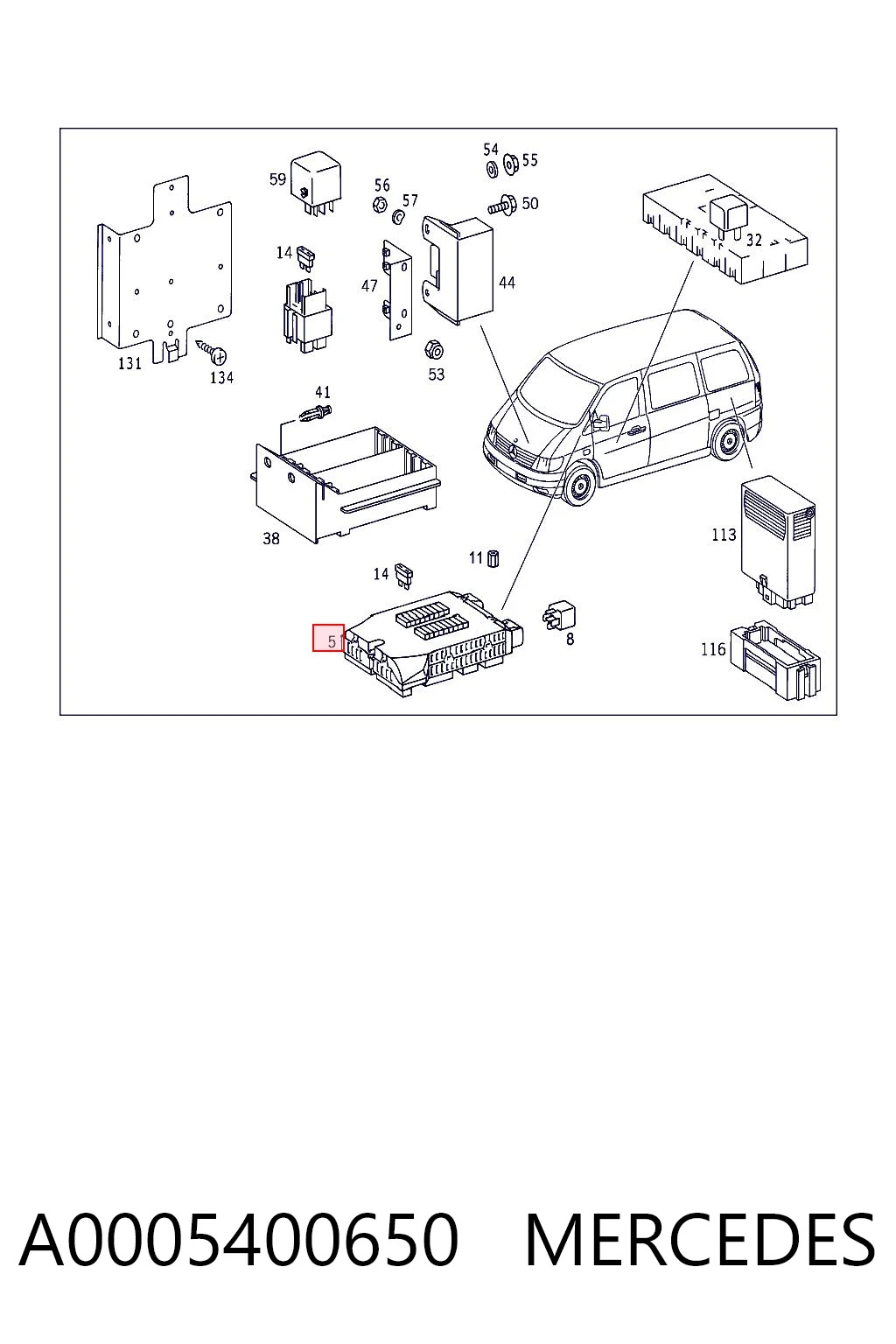 Compre 0005400650 VAG Unidade de dispositivos de segurança