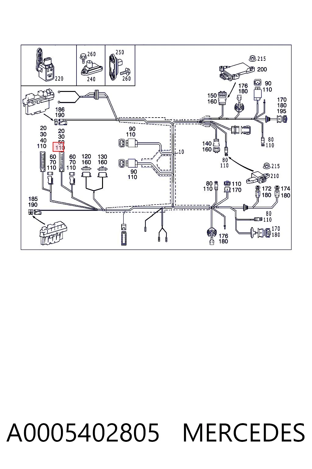 A0005402805 Mercedes
