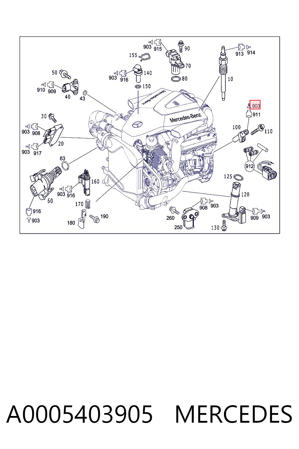 A0005403905 Mercedes
